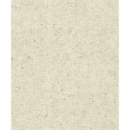 MANHATTAN COMFORT Leicester Cain Taupe Rice Texture 33 ft L X 209 in W Wallpaper BR4096-520835